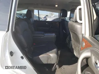 2019 Nissan Armada Platinum with VIN JN8AY2NE9K9758483, listed as a Copart auction lot 42636495 with 43,952 mi miles and Salvage Title. Bid and sale history available at carsss.com. Image 10.
