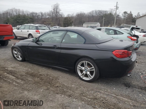 2018 BMW 4 Series 430i xDrive with VIN WBA4Z3C52JEA31741, listed as a Copart auction lot 83832124 with 46,386 mi miles and Salvage Title. Bid and sale history available at DreamBid. Image 2.