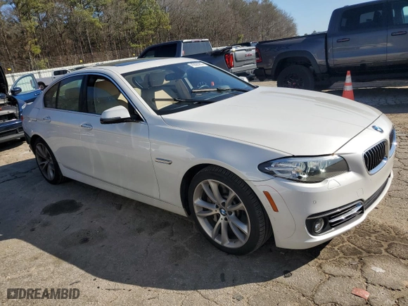 2014 BMW 5 Series 535i with VIN WBA5B1C54ED475760, listed as a Copart auction lot 45926265 with 62,041 mi miles and Salvage Title. Bid and sale history available at carsss.com. Image 4.