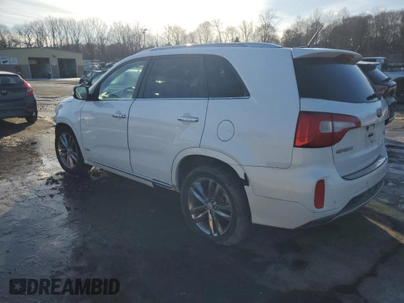 2014 Kia Sorento SX with VIN 5XYKWDA78EG485032, listed as a Copart auction lot 44433945 with 133,899 mi miles and Salvage title. Bid and sale history available at DreamBid. Image 2.
