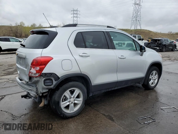 2017 Chevrolet Trax LT with VIN 3GNCJPSB6HL247790, listed as a Copart auction lot 54567685 with 68,689 mi miles and Salvage Title. Bid and sale history available at carsss.com. Image 3.