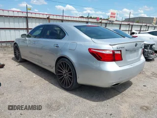 2007 Lexus LS 460 L with VIN JTHGL46F975020154, listed as a IAAI auction lot 42369197 with 136,158 mi miles and . Bid and sale history available at DreamBid. Image 3.