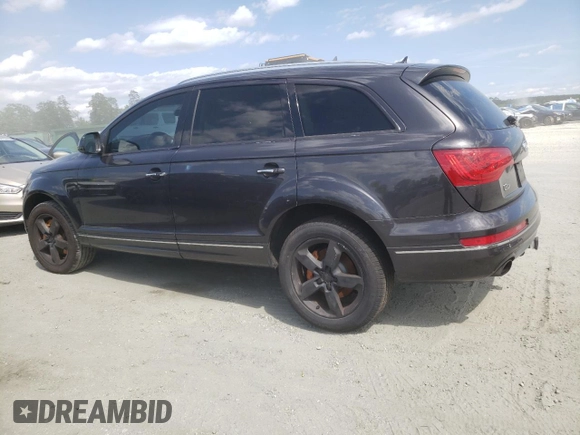 2015 Audi Q7 Premium Plus with VIN WA1LGAFEXFD019247, listed as a Copart auction lot 56063245 with 183,825 mi miles and Clean Title. Bid and sale history available at DreamBid. Image 2.