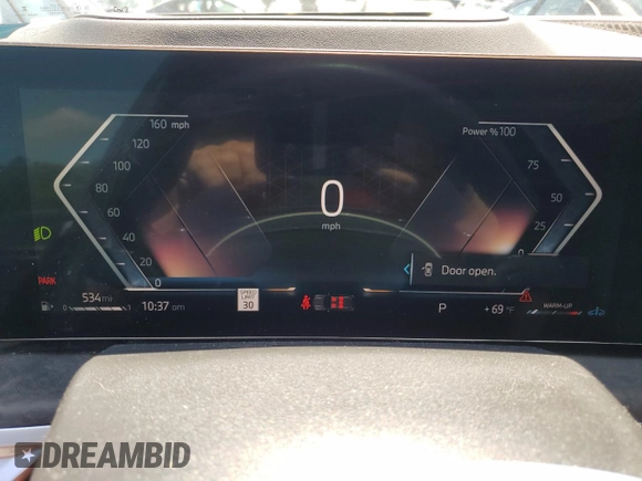 2024 BMW X5 xDrive40i with VIN 5UX23EU06R9S35422, listed as a Copart auction lot 58145345 with 537 mi miles and Salvage title. Bid and sale history available at DreamBid. Image 9.