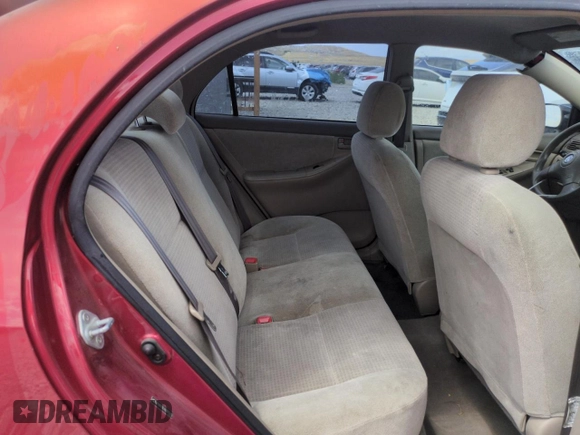 2006 Toyota Corolla CE с VIN JTDBR32E460093462, выставлен на аукционе Copart как лот 60096825 с пробегом 2 555 569 миль миль и Списание • Salvage title. История ставок и продаж доступна на DreamBid. Изображение 10.