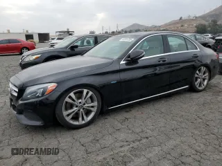2018 Mercedes-Benz C 350e with VIN 55SWF4HB5JU238448, listed as a Copart auction lot 43201785 with 122,794 mi miles and Clean title. Bid and sale history available at DreamBid. Image 1.