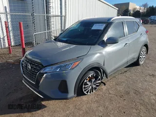 2021 Nissan Kicks SV with VIN 3N1CP5CV5ML508201, listed as a IAAI auction lot 41724301 with 37,522 mi miles. Bid and sale history available at carsss.com. Image 2.