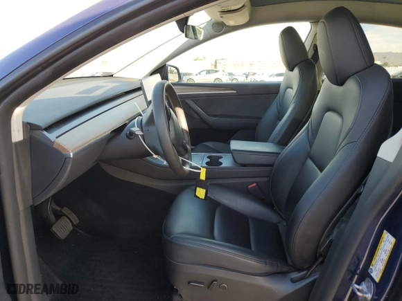 2023 Tesla Model Y Long Range with VIN 7SAYGDEEXPF814469, listed as a Copart auction lot 45982675 with 52,053 mi miles and Salvage Title. Bid and sale history available at carsss.com. Image 7.