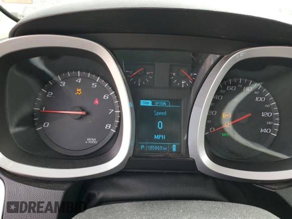 2015 Chevrolet Equinox LT with VIN 2GNALCEK0F6387843, listed as a Copart auction lot 50024625 with 185,069 mi miles and Salvage Title. Bid and sale history available at carsss.com. Image 9.