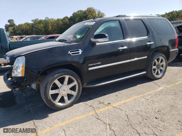 2013 Cadillac Escalade Luxury with VIN 1GYS4BEF9DR184291, listed as a Copart auction lot 74393604 with 153,603 mi miles and Salvage Title. Bid and sale history available at carsss.com. Image 1.