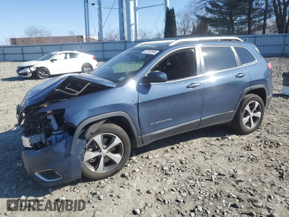 2020 Jeep Cherokee Limited z VIN 1C4PJMDX1LD522661, wystawiony jako Copart lot #47737305 z przebiegiem 35 583 mil mil oraz Szkoda całkowita • Salvage title. Historia ofert i sprzedaży dostępna na DreamBid. Obrazek 1.