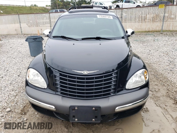 2001 Chrysler PT Cruiser with VIN 3C8FY4BB91T689970, listed as a Copart auction lot 73568734 with 43,339 mi miles and Clean Title. Bid and sale history available at carsss.com. Image 5.