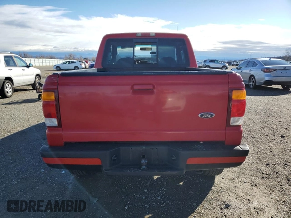 1998 Ford Ranger XL with VIN 1FTZR15U2WPB13849, listed as a Copart auction lot 45011525 with 154,717 mi miles and Clean Title. Bid and sale history available at DreamBid. Image 6.
