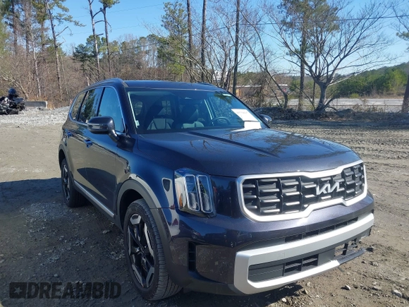 2025 Kia Telluride S with VIN 5XYP64GC4SG591192, listed as a IAAI auction lot 41758197 with 2,673 mi miles and . Bid and sale history available at DreamBid. Image 1.