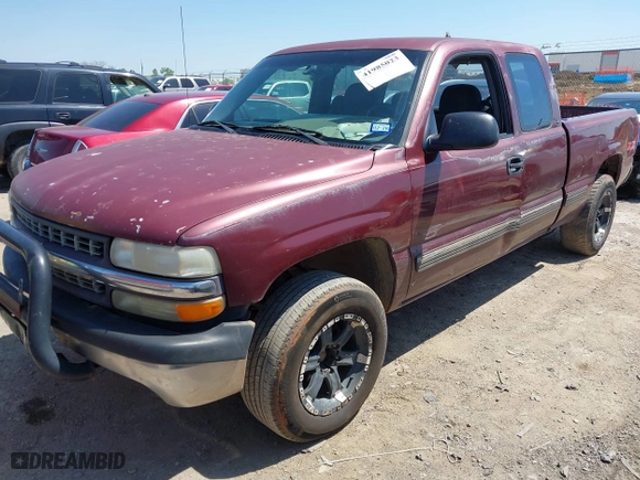 1999 Chevrolet Silverado 1500 LT with VIN 2GCEK19T9X1145877, listed as a IAAI auction lot 41985023 with 241,622 mi miles. Bid and sale history available at carsss.com. Image 6.