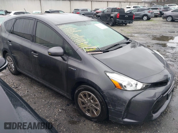 2017 Toyota Prius v Two with VIN JTDZN3EU6HJ069884, listed as a IAAI auction lot 41493416 with 37,716 mi miles. Bid and sale history available at carsss.com. Image 14.