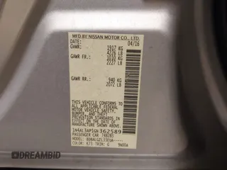 2016 Nissan Altima S z VIN 1N4AL3AP1GN362589, wystawiony jako IAAI lot #41977086 z przebiegiem 79 269 mil mil oraz . Historia ofert i sprzedaży dostępna na DreamBid. Obrazek 9.