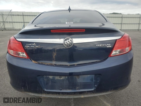 2011 Buick Regal CXL RL1 with VIN 2G4GN5EC4B9202053, listed as a Copart auction lot 72924734 with 72,671 mi miles and Clean Title. Bid and sale history available at carsss.com. Image 6.