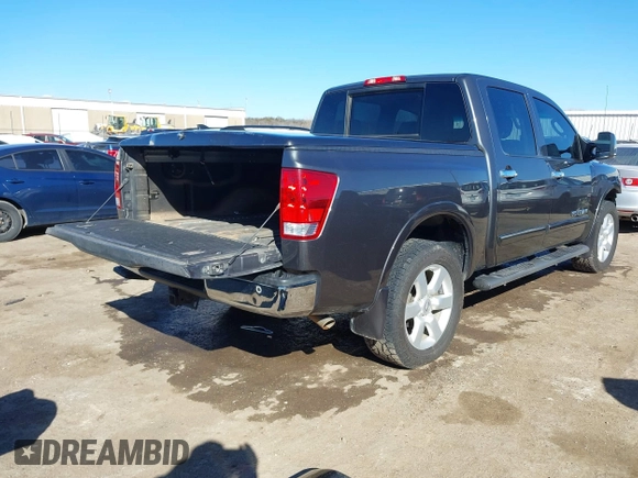 2011 Nissan Titan SL with VIN 1N6BA0EC5BN307529, listed as a IAAI auction lot 41729522 with 221,260 mi miles. Bid and sale history available at carsss.com. Image 4.