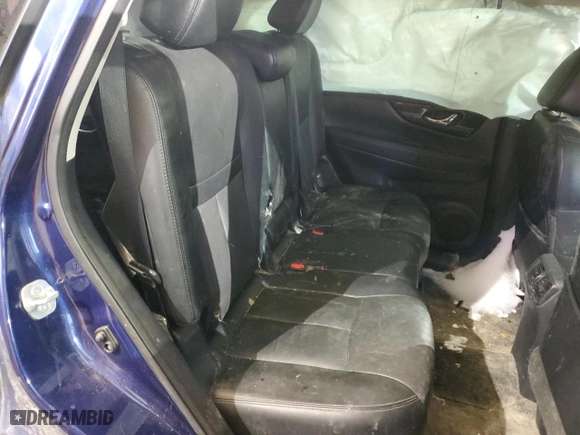 2017 Nissan Rogue SV with VIN 5N1AT2MVXHC777496, listed as a Copart auction lot 45189535 with 0 mi miles and Salvage Title. Bid and sale history available at carsss.com. Image 11.