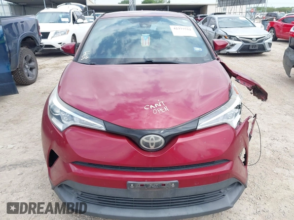 2018 Toyota C-HR XLE with VIN NMTKHMBX6JR035626, listed as a IAAI auction lot 42377752 with 120,196 mi miles and . Bid and sale history available at DreamBid. Image 12.