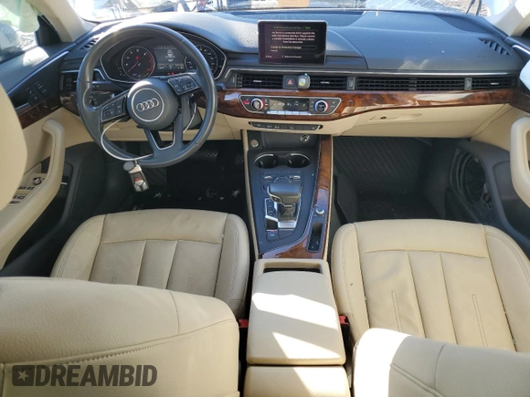 2017 Audi A4 Premium with VIN WAUGNAF47HN018507, listed as a Copart auction lot 46087525 with 127,721 mi miles and Salvage Title. Bid and sale history available at carsss.com. Image 8.
