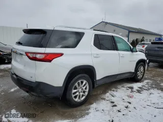 2018 Chevrolet Traverse LT Cloth with VIN 1GNEVGKW5JJ247289, listed as a Copart auction lot 45715455 with 121,425 mi miles and Non Repairable. Bid and sale history available at carsss.com. Image 3.