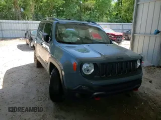 2018 Jeep Renegade Trailhawk with VIN ZACCJBCB3JPH43220, listed as a Copart auction lot 55473395 with Not provided miles and Salvage title. Bid and sale history available at DreamBid. Image 13.