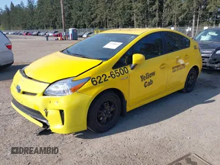 2013 Toyota Prius One with VIN JTDKN3DU1D5596253, listed as a IAAI auction lot 42118611 with 347,478 mi miles and . Bid and sale history available at DreamBid. Image 2.