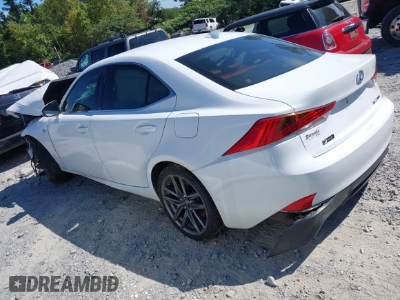 2017 Lexus IS 200t with VIN JTHBA1D29H5050318, listed as a IAAI auction lot 40234314 with 109,488 mi miles and . Bid and sale history available at DreamBid. Image 3.