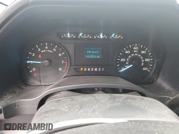 2018 Ford F-150 XL with VIN 1FTMF1CB5JKE71859, listed as a Copart auction lot 59614905 with 112,757 mi miles and Salvage title. Bid and sale history available at DreamBid. Image 9.