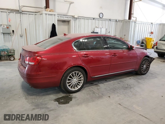 2008 Lexus GS 350 with VIN JTHCE96S280016920, listed as a Copart auction lot 71393494 with 43,149 mi miles and Non Repairable. Bid and sale history available at carsss.com. Image 3.