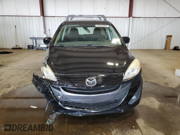 2012 Mazda 5 Touring with VIN JM1CW2CL1C0110282, listed as a Copart auction lot 69524284 with 108,872 mi miles and Salvage Title. Bid and sale history available at DreamBid. Image 5.