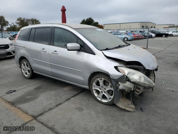 2008 Mazda Mazda5 Touring with VIN JM1CR29L380301188, listed as a Copart auction lot 80778504 with 251,375 mi miles and Salvage Title. Bid and sale history available at carsss.com. Image 4.