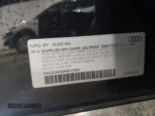 2015 Audi A8 4.0T z VIN WAU32AFD0FN017865, wystawiony jako Copart lot #37065594 z przebiegiem 55 632 mil mil oraz Szkoda całkowita • Salvage title. Historia ofert i sprzedaży dostępna na DreamBid. Obrazek 12.