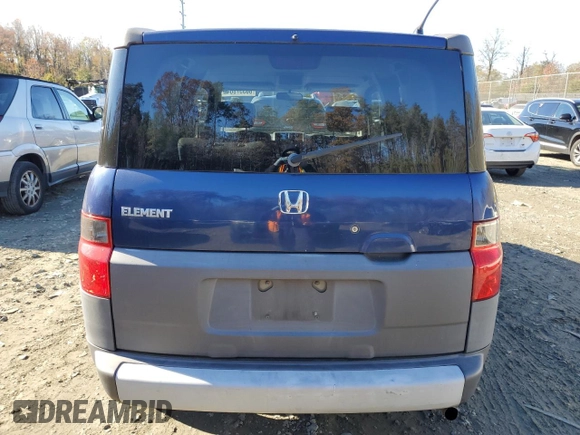 2003 Honda Element EX with VIN 5J6YH28503L017370, listed as a Copart auction lot 80357864 with 239,937 mi miles and Clean title. Bid and sale history available at DreamBid. Image 6.