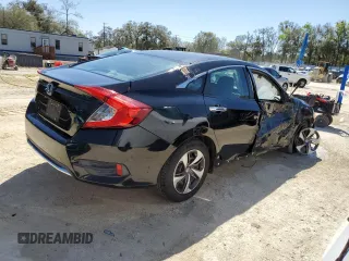 2019 Honda Civic Sedan LX with VIN 19XFC2F67KE045391, listed as a Copart auction lot 48737495 with 85,472 mi miles and Non Repairable. Bid and sale history available at carsss.com. Image 3.