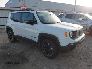 2023 Jeep Renegade Latitude with VIN ZACNJDB12PPP72193, listed as a IAAI auction lot 42548925 with 23,756 mi miles and . Bid and sale history available at DreamBid. Image 1.