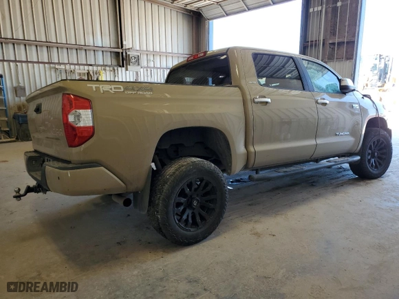 2017 Toyota Tundra 4WD Limited with VIN 5TFHW5F11HX638100, listed as a Copart auction lot 48667665 with 0 mi miles and Non Repairable. Bid and sale history available at carsss.com. Image 3.