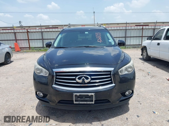 2014 Infiniti QX60 with VIN 5N1AL0MN9EC515324, listed as a IAAI auction lot 42637133 with 123,452 mi miles and . Bid and sale history available at DreamBid. Image 6.