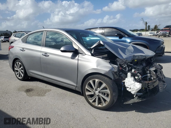 2021 Hyundai Accent Limited with VIN 3KPC34A62ME145312, listed as a Copart auction lot 78124764 with 49,399 mi miles and Salvage Title. Bid and sale history available at carsss.com. Image 4.