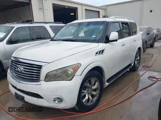 2011 Infiniti QX56 7-passenger with VIN JN8AZ2NF0B9500391, listed as a IAAI auction lot 41001635 with 166,100 mi miles and . Bid and sale history available at DreamBid. Image 17.