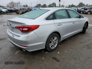 2017 Hyundai Sonata 2.4L with VIN 5NPE24AF2HH501576, listed as a Copart auction lot 49324005 with 163,048 mi miles and Salvage Title. Bid and sale history available at carsss.com. Image 3.