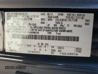 2016 Ford Transit Cargo with VIN 1FTYR2CG2GKA09634, listed as a Copart auction lot 56499115 with 102,764 mi miles and Salvage title. Bid and sale history available at DreamBid. Image 14.