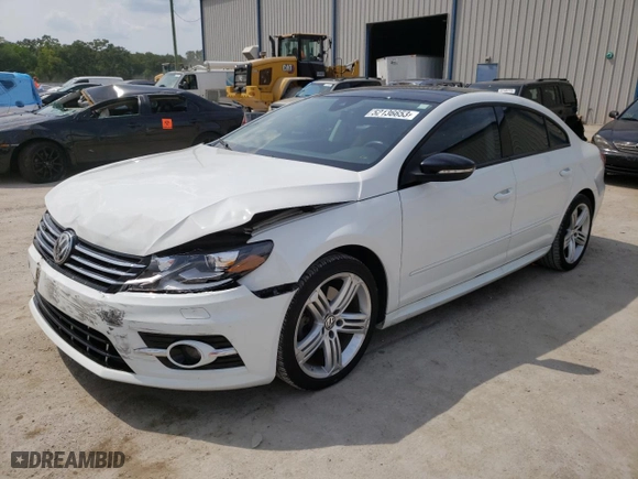 2017 Volkswagen CC R-Line 2.0T Executive with VIN WVWFP7AN9HE500391, listed as a Copart auction lot 52136653 with 36,624 mi miles. Bid and sale history available at carsss.com. Image 1.