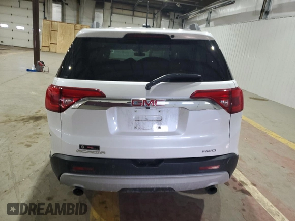 2018 GMC Acadia SLT with VIN 1GKKNULS2JZ115327, listed as a Copart auction lot 42874755 with 39,395 mi miles and Salvage Title. Bid and sale history available at DreamBid. Image 6.