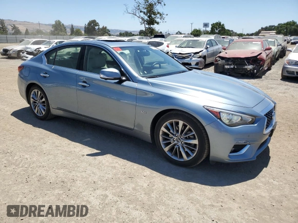 2018 Infiniti Q50 Luxe с VIN JN1EV7AP2JM354613, выставлен на аукционе Copart как лот 57977755 с пробегом 45 396 миль миль и Списание • Salvage title. История ставок и продаж доступна на DreamBid. Изображение 4.