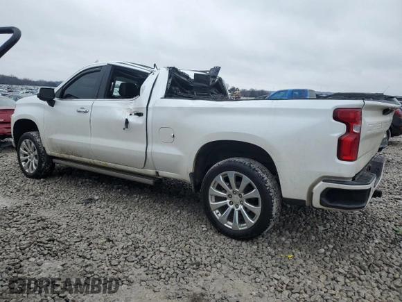 2019 Chevrolet Silverado 1500 High Country with VIN 1GCUYHEL4KZ404588, listed as a Copart auction lot 46918965 with 157,786 mi miles and Clean Title. Bid and sale history available at carsss.com. Image 2.
