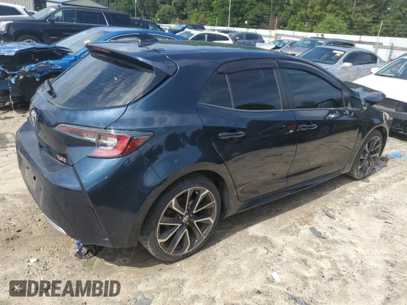 2019 Toyota Corolla Hatchback SE with VIN JTNK4RBE6K3039165, listed as a Copart auction lot 63218244 with 109,766 mi miles and Salvage Title. Bid and sale history available at carsss.com. Image 3.