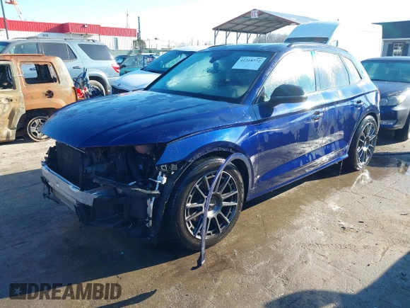 2020 Audi SQ5 Premium Plus with VIN WA1B4AFY6L2016349, listed as a IAAI auction lot 41318772 with 42,124 mi miles and . Bid and sale history available at DreamBid. Image 19.